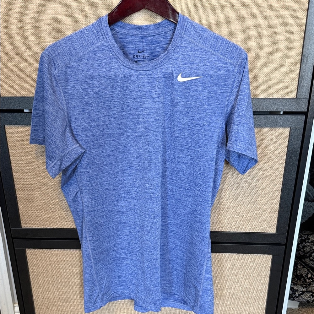Nike Men's Heathered Blue Short Sleeve Tee